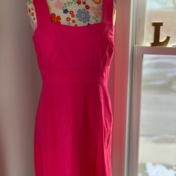 bloomingdale's pink dress